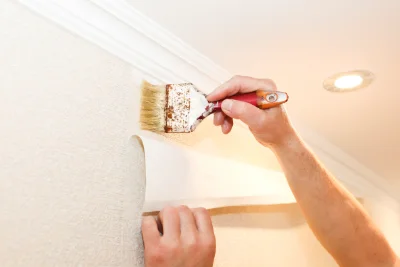 Pose de papier peint à Sainte-Gemme — revêtements muraux et toiles de verre